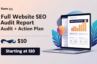 make complete SEO audit report with action plan