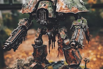 paint your warhammer 40k, dnd or any board game miniatures
