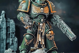 paint your warhammer 40k miniatures
