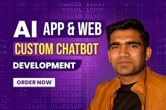 develop ai chatgpt mobile app or website ai saas app ai chatbot ai software