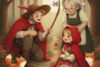 illustrate children story book illustration, christian story book illustration