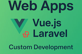 fix bugs in your laravel and vue js web app
