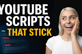 write compelling youtube video scripts