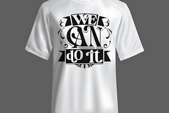 make trendy custom t shirt graphic typography t shirt design for your business