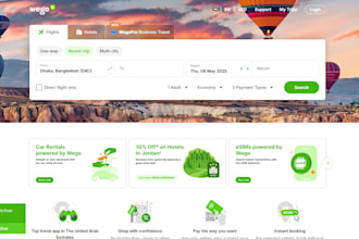 develop hotel booking website according to your business