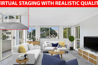 do professional virtual staging for real estate photos