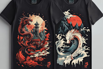 do bulk t shirt designs for printful, merch and teespring