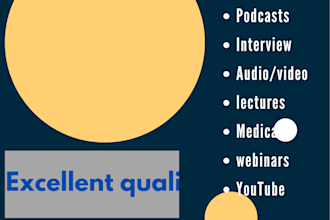 transcribe audio or video to text