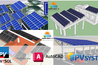 do 3d solar design solar pv system proposal solar permit solar carport on pvsyst