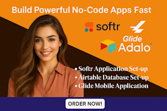 build client portal job board marketplace with adalo airtable glide bravo softr