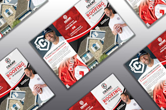 design a professional trifold brochure, flyer that gets you customer