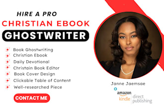 do christian book and ebook ghostwriting christian book editor ghost book writer