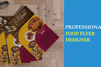 design attractive restaurant flyer and food menu