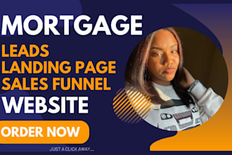 mortgage leads real estate landing page mortgage website mortgage salesfunnel