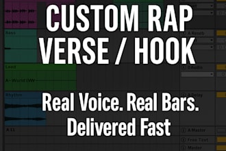 rap a custom verse or hook on any topic