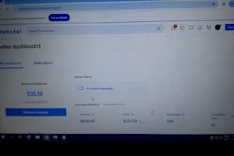 manage walmart mercari and ebay two step dropshipping va