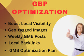 do expert gbp optimization to boost google business profile ranking
