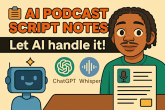 write podcast script notes using ai tools