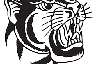 create a traditional tattoo panther