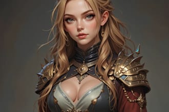 draw dnd character art fantasy scifi illustration