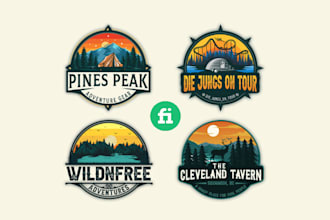 make vintage retro classic custom logo design for your business