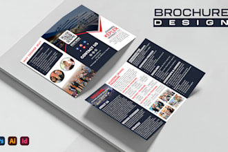 create a custom trifold brochure for marketing, events, or real estate