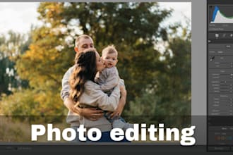 edit photos do color correction, cropping, selecting
