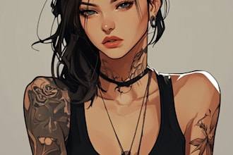 make your dream anime, manga tattoo design