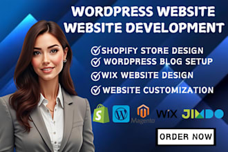 migrate clone wordpress redesign wix develop shopify store expert website bugfix