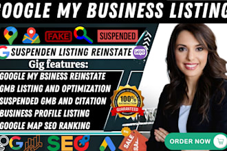 fix remove rank verify list reinstate and optimize suspended google my business