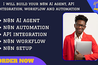 build your n8n ai agent, API integration, workflow and automation