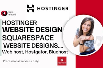 hostinger website design, redesign godaddy website