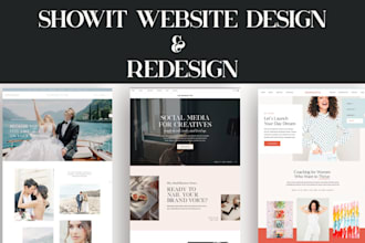 design showit website redesign showit website customize showit website