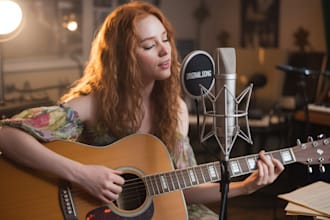 record beautiful acoustic guitars with professional sound