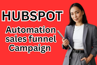 do hubspot CRM hubspot landing page, hubspot email template, sales automation