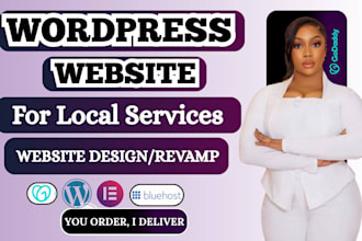 design landscaping, construction, remodeling and hvac website on wordpress