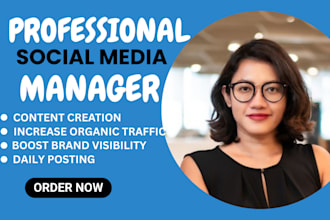 be your dedicated social media marketing specialist and content creator