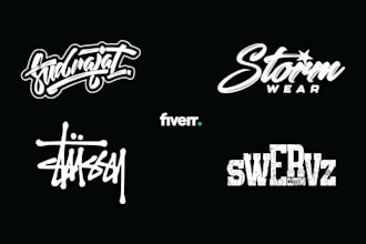 design a unique streetwear, urban, and clothing brand logo