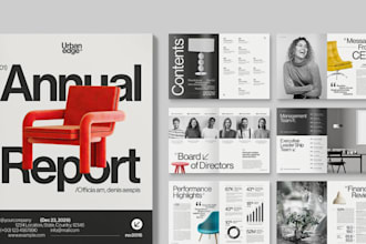 make  an annual report, cook book design, PDF design , company profile