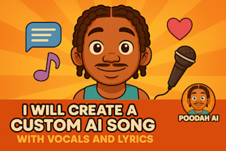 create a custom ai song with vocals and lyrics
