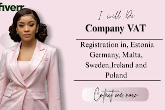 do company, vat registration in estonia, germany, malta, sweden, ireland, poland