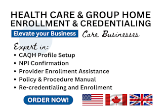 do credentialing, provider enrollment for medicaid and care agencies