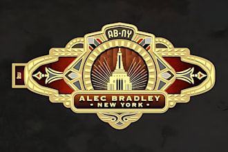 do modern cigar label, cigar band, cigar box, and cigar logo design