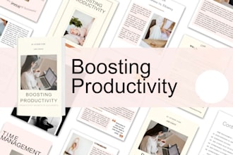 create a  weekly goal tracker, productivity planner, and workbook journal