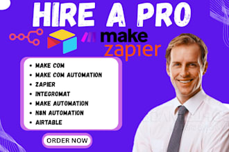 setup make com automation made com integration and n8n for social media
