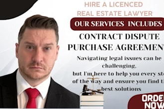 be online lawyer real estate legal consultation contract review complaint letter