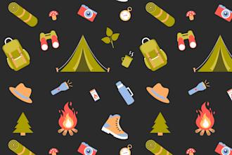seamless repeat pattern design or geometric pattern