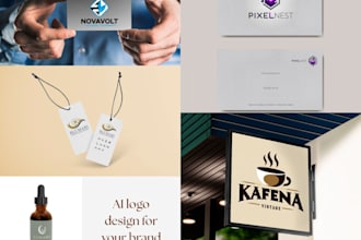 do unique and customized logo with ai creativity