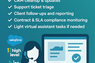 manage your CRM, client data, and customer support tasks