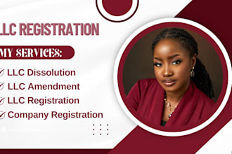 register US llc dissolve llc company registration amend llc ein, us bank account